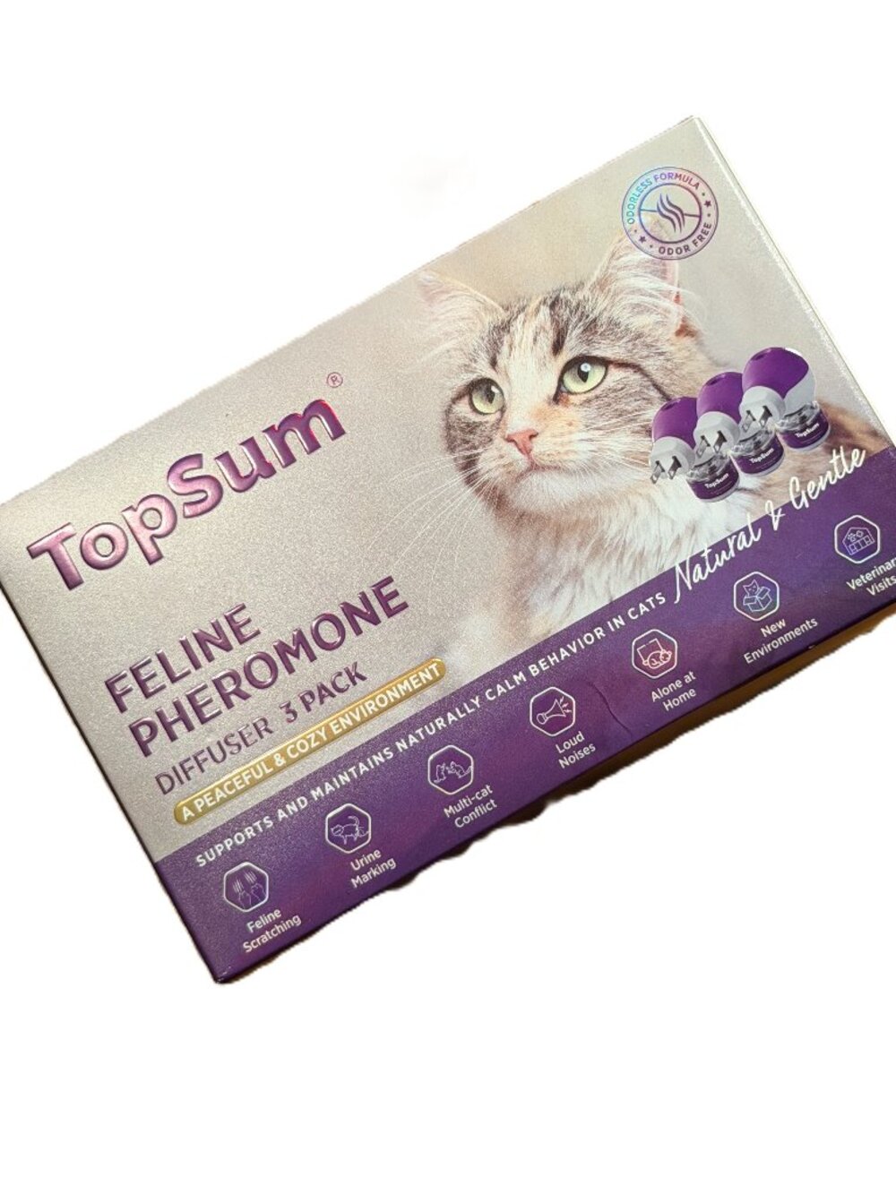Cat Feline Pheromone Diffuser 3 Pack New
